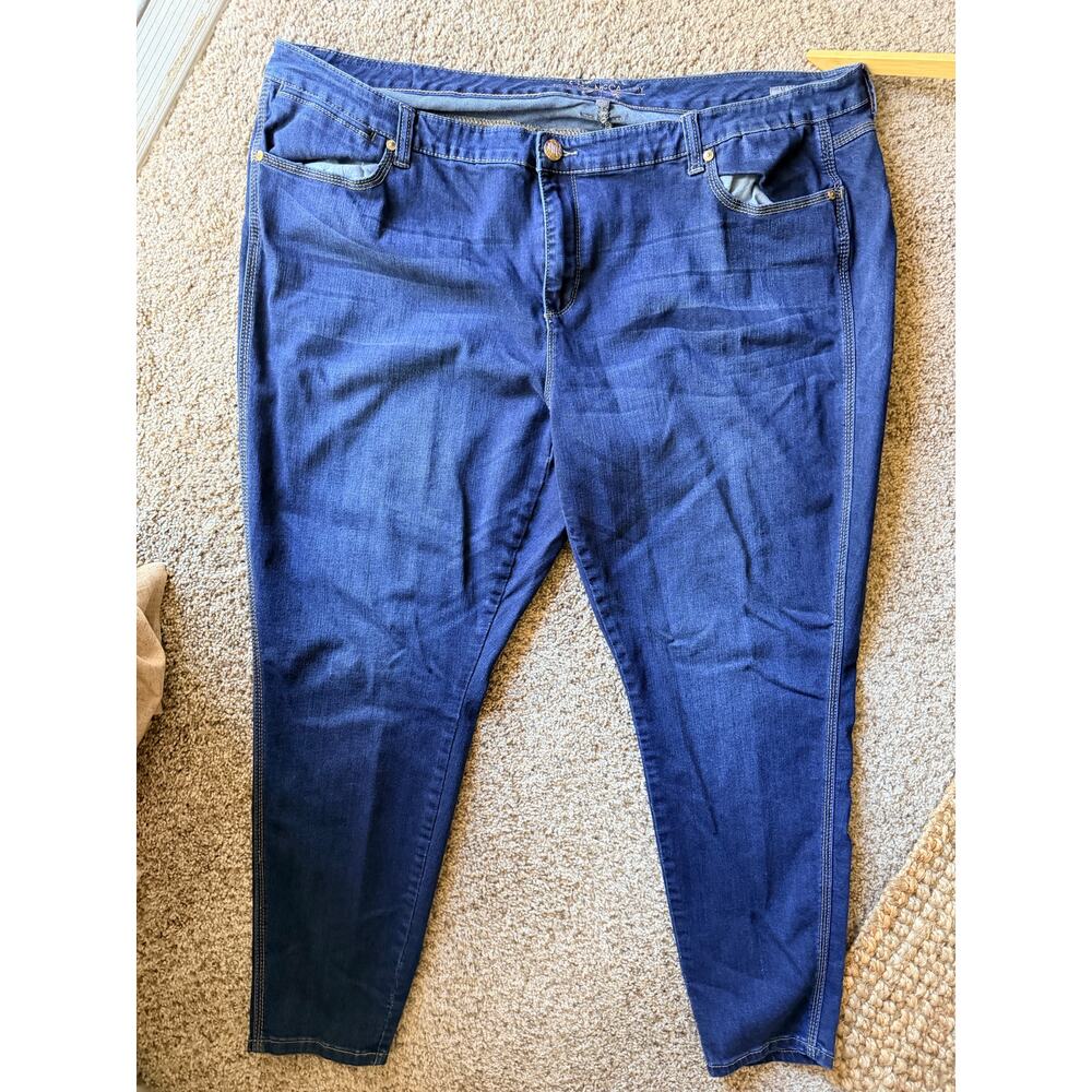 Seven7 for all Mankind Jeans Melissa McCarthy Blue Denim Jeans 28 EUC